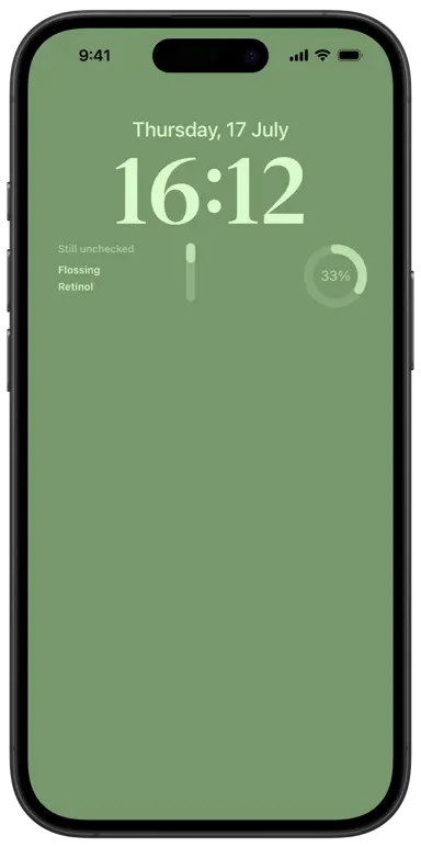 app widgets on lock screen